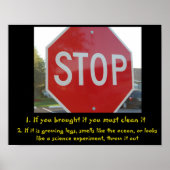 Poster für Office-Kühlschrank (Vorne)