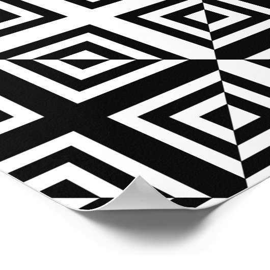 Poster für optische Diamanten (Ecke)