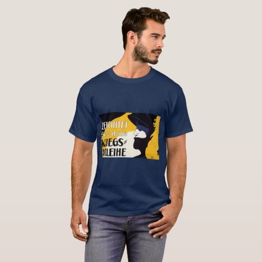 Poster für österreichische Kriegskassen T-Shirt (Vorne ganz)