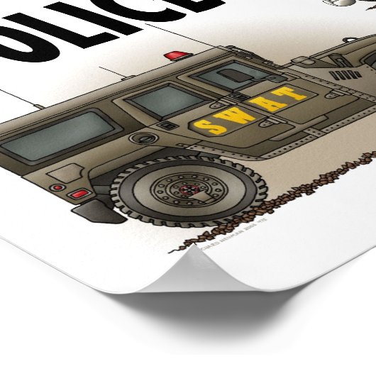 Poster für Polizeibehörden (Ecke)