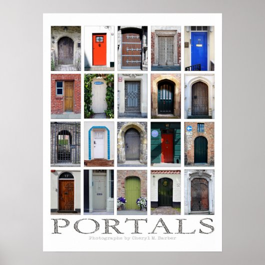 Poster für Portale-Türfotografie (Vorne)