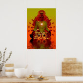 Poster für positive Meditationen (Küche)