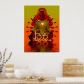 Poster für positive Meditationen (Küche)
