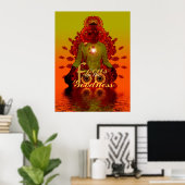 Poster für positive Meditationen (Heimbüro)