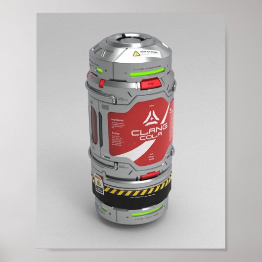 Poster für Raumfahrtingenieure - Clang Cola (Singl (Vorne)