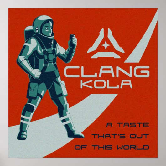 Poster für Raumfahrtingenieure - Clang Kola (Vorne)