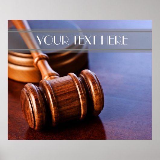 Poster für Recht und Recht (Vorne)