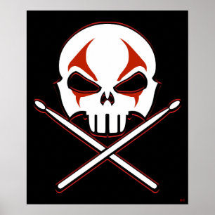 Poster für Rock & Roll-Plakate für Schwermetalle