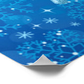 Poster für Schneeflocken (Ecke)