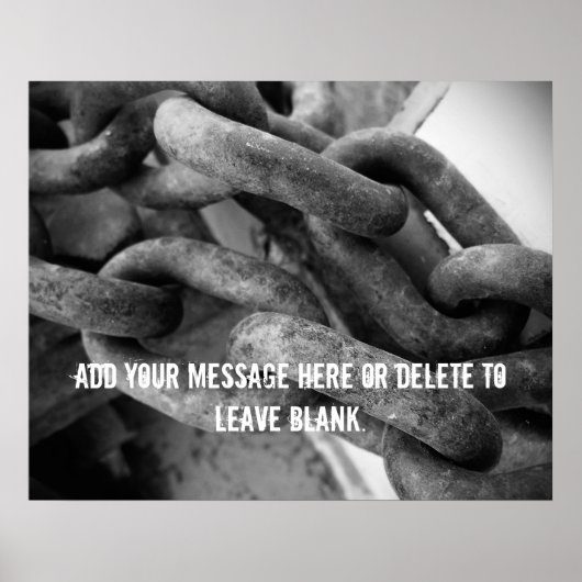 Poster für schwere Ausrüstung (Vorne)