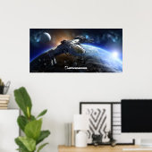 Poster für schwere Bomber (Heimbüro)