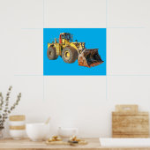 Poster für schwere Maschinen (Küche)