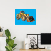 Poster für schwere Maschinen (Heimbüro)