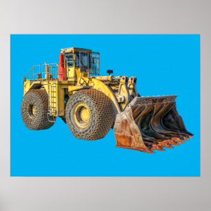 Poster für schwere Maschinen