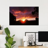 Poster für Sonnenuntergänge (Heimbüro)