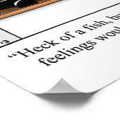 Poster für Späße der Tiefseefischerei (Ecke)