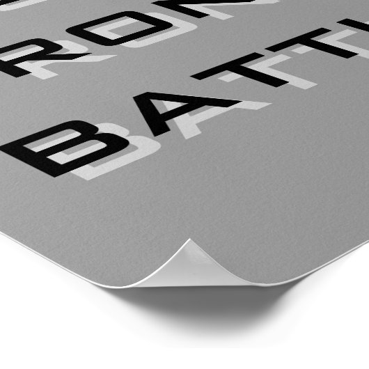 Poster für starke Leute (Ecke)