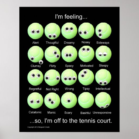 Poster für Tennisball (Vorne)