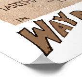 Poster für Theaterwerbung (Ecke)