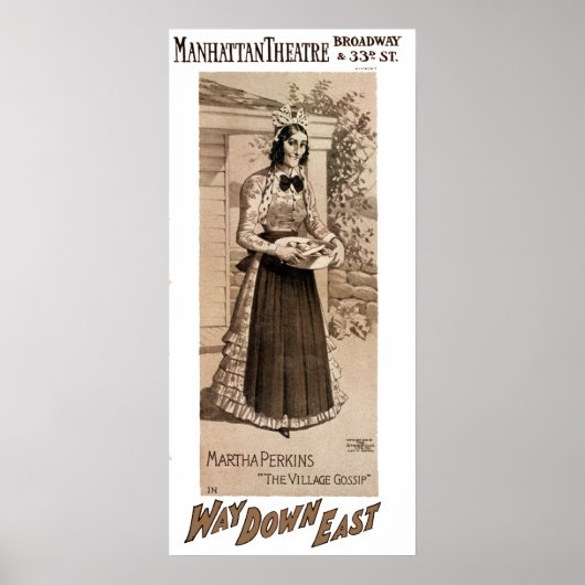 Poster für Theaterwerbung (Vorne)