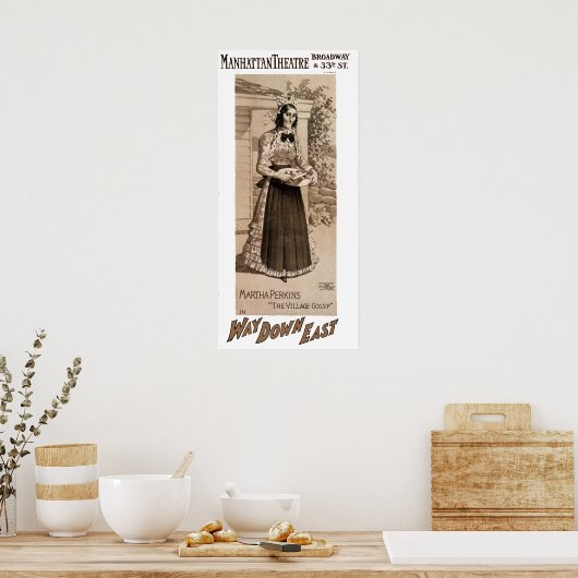 Poster für Theaterwerbung (Küche)