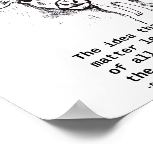 Poster für Tierrechte (Ecke)