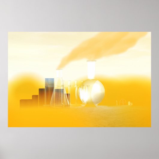 Poster für toxische Chemikalien (Vorne)