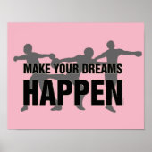 Poster für Track- und Felddiskus (Vorne)