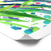 Poster für tropische Vögel (Ecke)