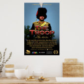 Poster für Truppenreferenten für den Einzelrahmen (Küche)