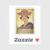 Poster für Turandot - Giacomo Puccini Aufkleber (Blatt)