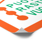 Poster für U-Bahnstationen in Helsinki (Ecke)