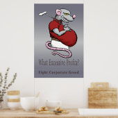 Poster für übermäßige Gewinne (Küche)