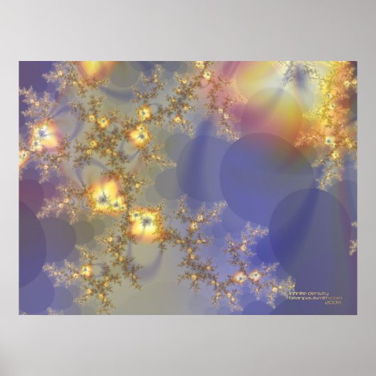 Poster für unendliche Dichte (Vorne)