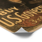 Poster für US-Staatsanleihen (Ecke)