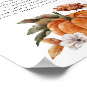 Poster für verspätete Nächte im Herbst (Ecke)