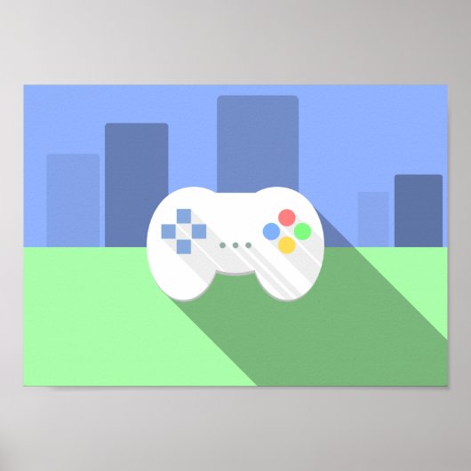 Poster für Videospielcontroller (Vorne)