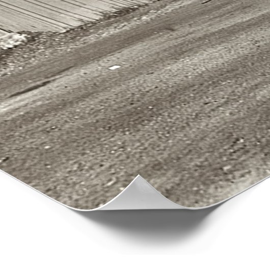 Poster für Vintage Dienststationen (Ecke)