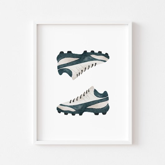 Poster für Wasserfarbenfußball