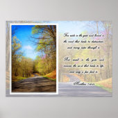 Poster - Für Wide ist das Tor..Der Pfeil ist der W (Vorne)