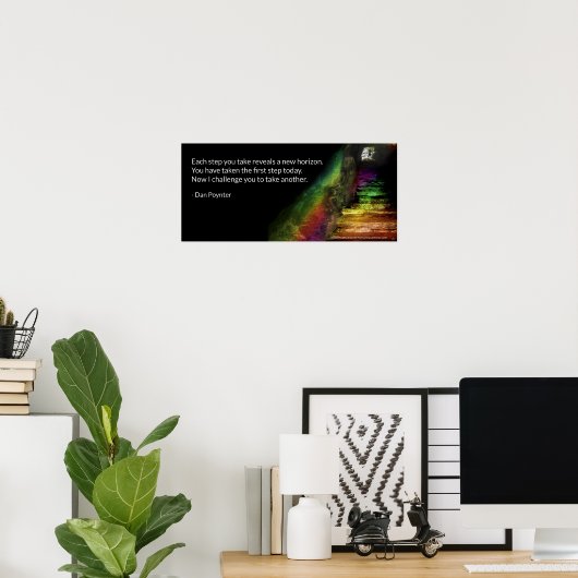 Poster für Wunschschritte (Heimbüro)