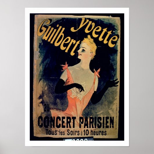 Poster für "Yvette Guilbert Parisian Concept" (Pro (Vorne)