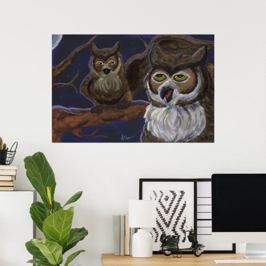 Poster für zwei Nächte (Heimbüro)