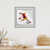 Poster-Fußball 24" x 24" Poster (Küche)