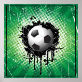 Poster-Fußball 24" x 24" Poster (Vorne)