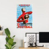 Poster Fußball Uruguay Südamerikanisch (Heimbüro)