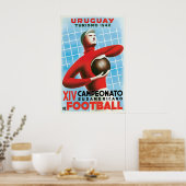 Poster Fußball Uruguay Südamerikanisch (Küche)