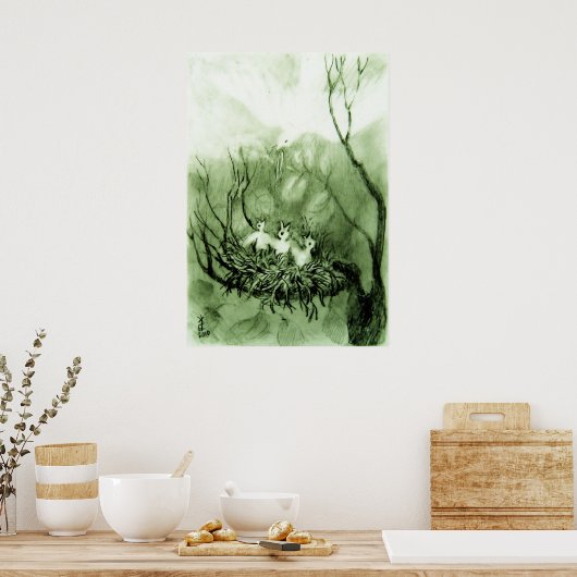 Poster "Füttre Time" (Küche)