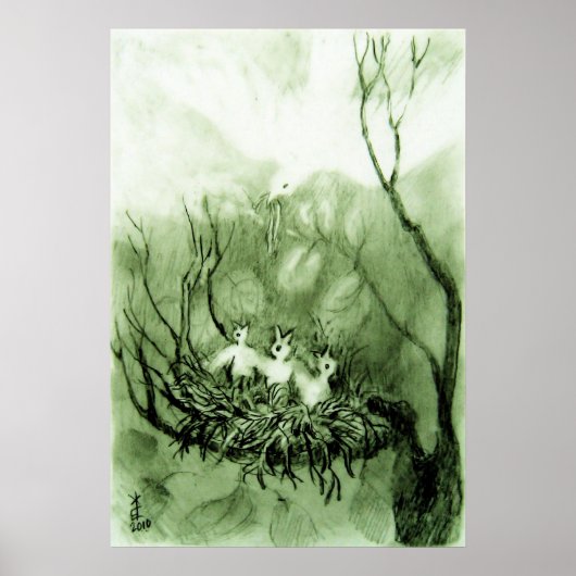 Poster "Füttre Time" (Vorne)