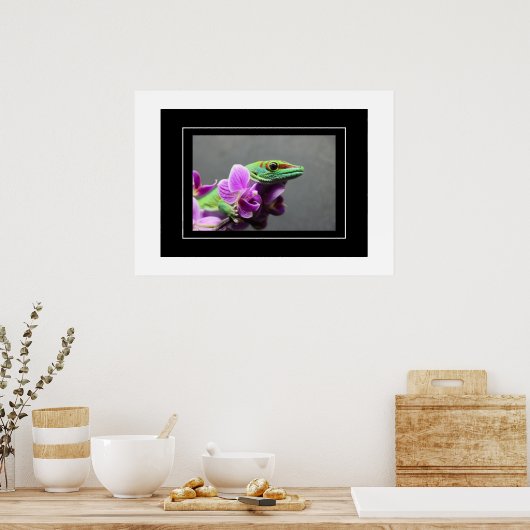 Poster Gecko (Küche)